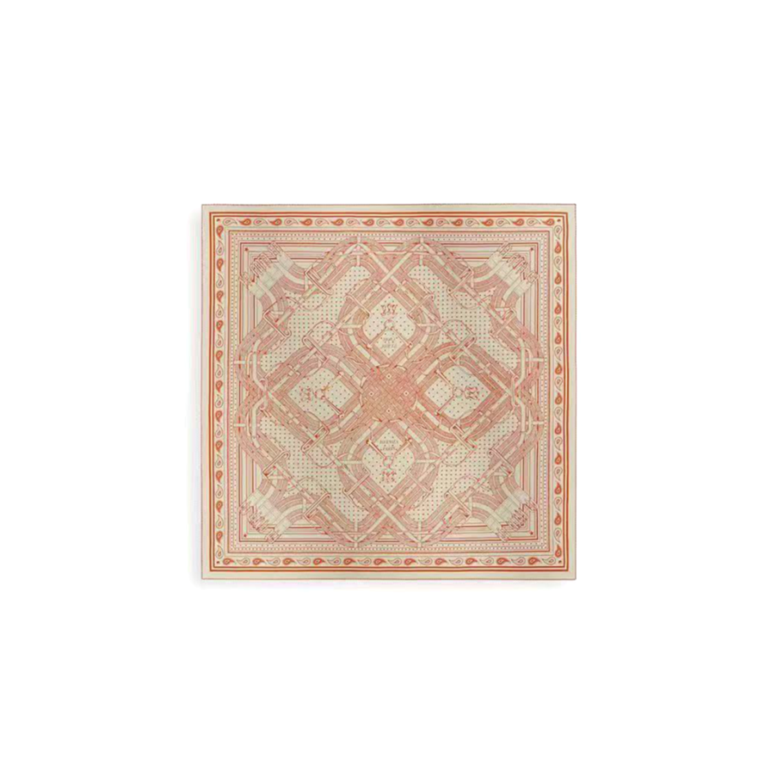 HERMES MORS A JOUETS BANDANA SHAWL 90 H004283S (88.5*88.5cm)